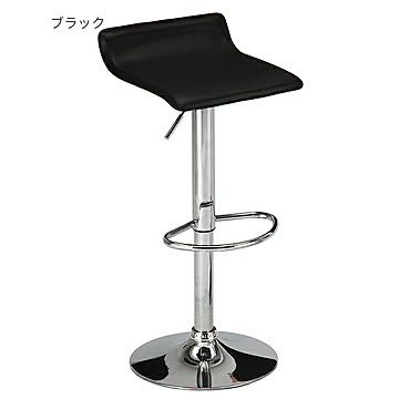 あずま工芸 ピアット 組立式カウンターチェア 幅390x奥行410x高さ660〜870mm ブラック