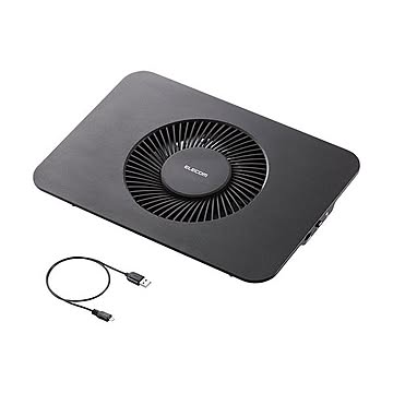まとめエレコムノートPC用クーラー静音・強冷タイプ 12.1~14インチ対応 SX-CL21BK 1台×2セット