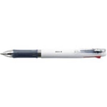 (業務用10セット) ZEBRA ゼブラ 多色ボールペン クリップオンスリム 4色/0.7mm スリムタイプ B4A5-W 白