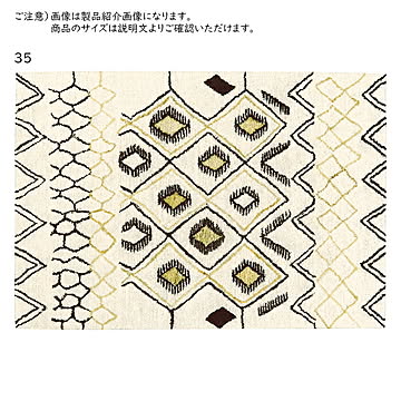 ラグ ヌーベ インド製 100x150cm プレーベル