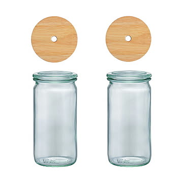 WE-S222 WECK GIFT BOX STRAIGHT340ml×2 SET