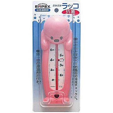 EMPEX 浮型 湯温計 ぷかぷかラッコ TG-5203 ピンク 管理No. 4961386520307