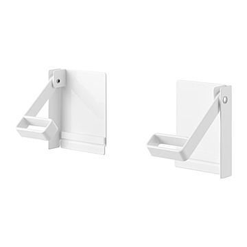 tower タワー(山崎実業) 片手でカットマグネット挟み込み式キッチンペーパーホルダー Easy-Tear Magnetic Paper Towel Holder キッチンタオル ロールペーパー