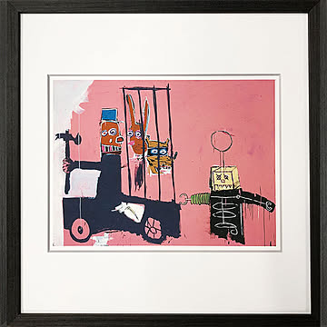 美工社 Jean-Michel Basquiat アートフレーム Molasses, 1983