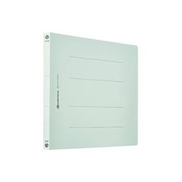 (業務用20セット) フラットファイル/紙バインダー 【A4/2穴 10冊入り】 ヨコ型 ブルー(青) D018J-BL