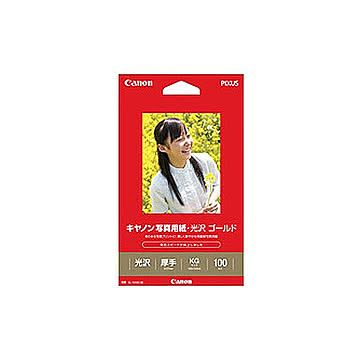 キヤノン Canon 写真用紙・光沢 ゴールド KGサイズ 100枚 GL-101KG100 管理No. 4960999484174