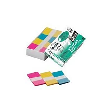 （まとめ）スリーエム 3M ポストイット 6801RN-K フラッグ詰換 レギュラー 50枚×20パッド×2セット