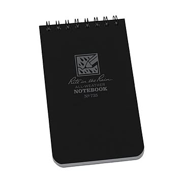 まとめ ライトインザレイン トップスパイラルノートブック ユニバーサル ブラック 735 1冊 ×10セット