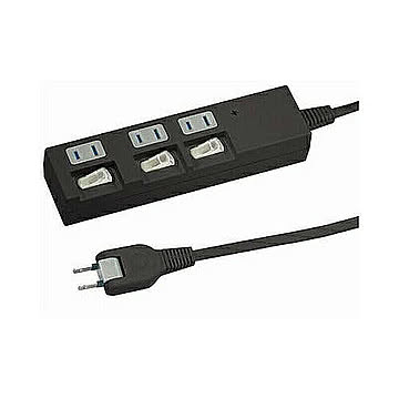 YAZAWA 個別スイッチ付節電タップ Y02BKS331BK 管理No. 4966307280063