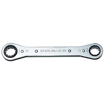 STAHLWILLE（スタビレー） 25-7X8 板ラチェットメガネ （41130708）