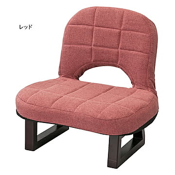 チェア 完成品 背もたれ付正座椅子 LSS-23 幅44x奥行34x高さ49cm 東谷