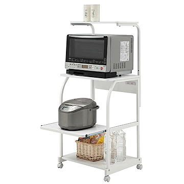 ホワイトレンジラック WHITE RANGE RACK IW-84 幅575x奥行510x高さ1250〜1400mm 岩附