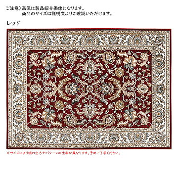ラグ アナ トルコ製 長方形 200x250cm プレーベル