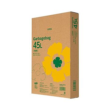 TANOSEE ゴミ袋エコノミー 半透明 45L BOXタイプ 1セット（1100枚：110枚×10箱）