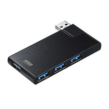 サンワサプライ USB3.04ポートハブ USB-3HSC1BK 管理No. 4969887589311