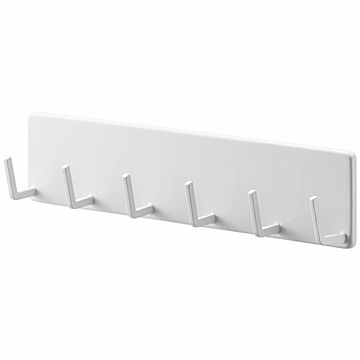 tower タワー (山崎実業) フィルムフックキッチンツールフック 6連 Self Adhesive Kitchen Hooks キッチン収納 調理道具ハンガー キッチン整理用品 キッチンカウンター