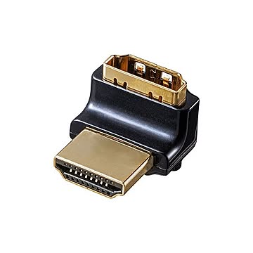 【5個セット】 サンワサプライ HDMIアダプタ L型アングル上向き AD-HD05LUKX5