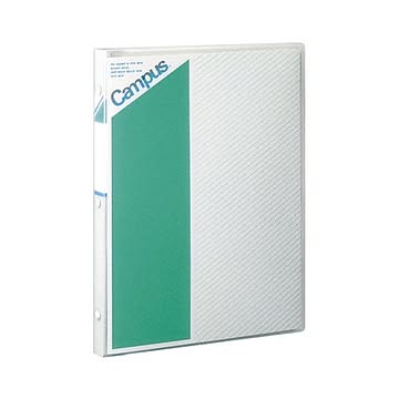 コクヨ キャンパスバインダーノート（ミドルタイプ）A4タテ 30穴 緑 ル-152G 1セット（10冊）