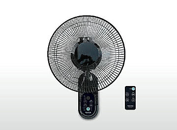 TEKNOS 壁掛扇 KI-W302RK ブラック 30cmフルリモコン