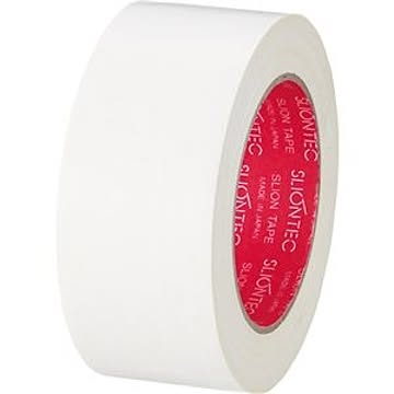 （まとめ） スリオンテック カラー布テープ 50mm×25m 白 343702WH 1巻 【×15セット】