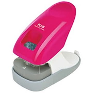 （まとめ）プラス ペーパークリンチ SL-112A ピンク×2セット