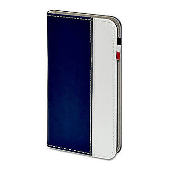 日本トラストテクノロジー レザータッチ ブックタイプケース iPhone7Plus ネイビー BOOKIP7P-NB 管理No. 4520008245198
