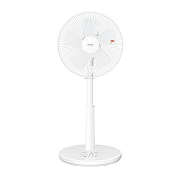 山善 YLT-AG304-W 扇風機 押しボタン式 30cm ホワイト