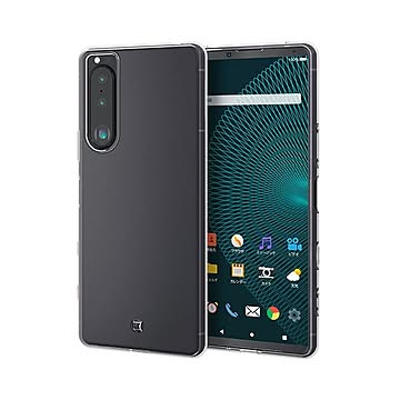 (まとめ) エレコム Xperia 5 III ソフトケース カバー ストラップホール付 クリア PM-X214UCTCR 【×3セット】
