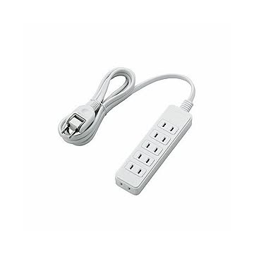 (まとめ)エレコム 電源タップ T-S02-2620WH×3セット