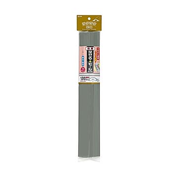 （まとめ）ELPA 足せるモール 床用1号40cm テープ付 グレー PSM-U140P3（GY）1パック（3本）【×5セット】