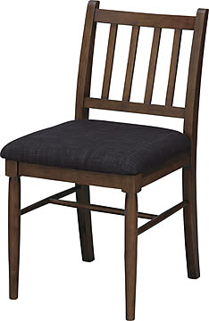 ダイニングチェア W42×D50×H79×SH45 ブラウン