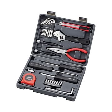 （まとめ） 角利産業 ブック型工具セットB5 MBK-27×3セット