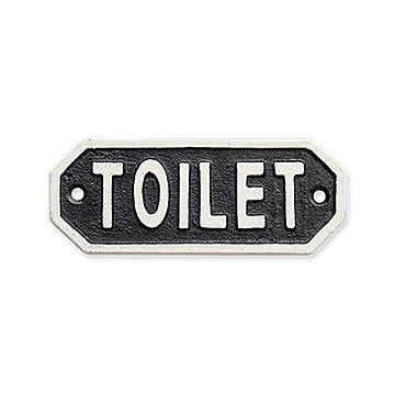 ドアプレート サインプレート TOILET トイレ POSHLIVING ポッシュリビング