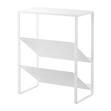 tower タワー (山崎実業) シンク下天板付きボトル＆ジャグボトルストッカー Under-Sink Bottle Storage Shelves 収納 棚 キッチン スチール ストック収納 備蓄