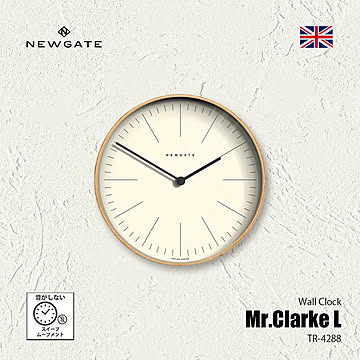 NEWGATE ニューゲート Mr.Clarke L ミスタークラーク L TR-4288 (掛時計/スイープムーブメント) / 掛け時計 ウォールクロック スイープムーブメント 音がしない