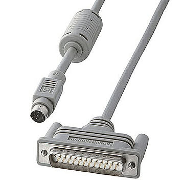 RS-232CケーブルMacintosh対応(シリアルポート・モデム・TA用・1.5m) 管理No. 4969887511541