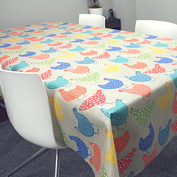 テーブルクロス aitana textil (Y) 撥水 撥油 防汚 洗える テーブルクロス おしゃれ デザイン生地 レジャーシート 生地 布