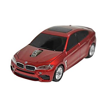LANDMICE BMW X6シリーズ 無線カーマウス 2.4Ghz 1750dpi レッド BM-X6M-RE