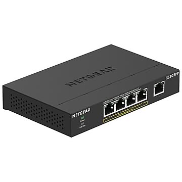NETGEAR Inc. PoE+対応ギガビット5ポート アンマネージスイッチ GS305PP GS305PP-100JPS