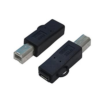 変換名人 変換プラグ USB B(オス)→microUSB(メス) USBBA-MCB