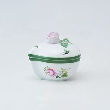 ヘレンド　ウィーンの薔薇　ボンボンボン入れ（ハート）　VRH-6005-0-09　洋食器　ハンガリー　ハンドペイント 