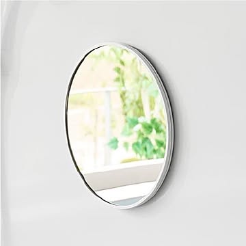 山崎実業 マグネットバスルームミラー タワー tower 【 丸型 23cm 】