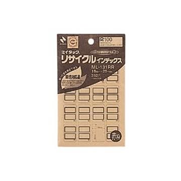（まとめ） ニチバン マイタック(R) リサイクルインデックス OA対応 インクジェットプリンタ対応 ML-131RR 赤枠 1P入 【×10セット】