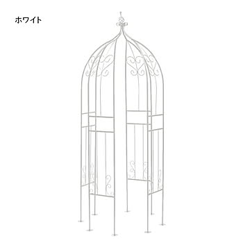 アイアンハーフアーチ オベリスクキット 組立式 IF-N0035 幅850x奥行850x高さ2090mm 住まいスタイル