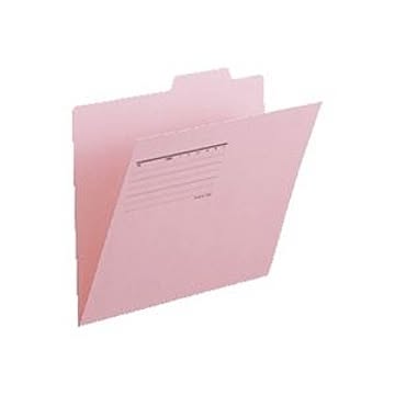 （まとめ買い）プラス 間伐材個別フォルダ FL-061KIFピンク10枚 【×5セット】