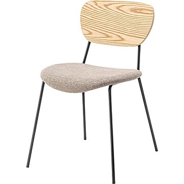 東谷 ベージュ チェア 2脚入 幅48x奥行55x高さ75cm MYS-502