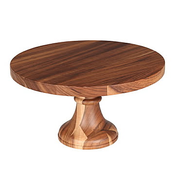 足つき皿 ACACIA WOOD COMPORT L K20-0156L 幅245x奥行245x高さ132mm ダルトン