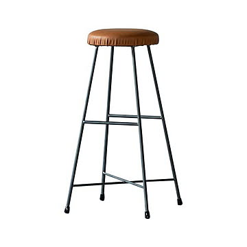 SIKAKU シカク SK STOOL HIGH エスケースツール ハイ 11406 / 11407 イス 椅子 いす レザー 本革座面 クロカワ鉄