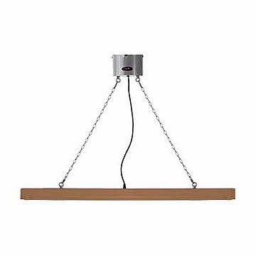 HERMOSA ハモサ Wood Block Rail ウッドブロックレール ライティングレール WR-002  ペンダントタイプ 吊り下げ式  ダクトレール本体 ライティングレール本体