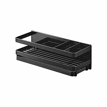 tower タワー (山崎実業) マグネットスポンジ＆ディスペンサーラック トレー付き Magnetic Sponge And Dispenser Tray スポンジラック スポンジトレー